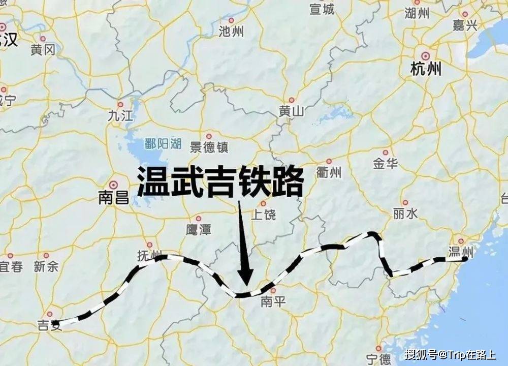 吉武温铁路最新路线图，东北地区交通新动脉构建启动