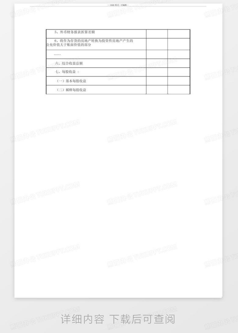 最新损益表格式及其应用详解