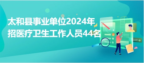 太和县医疗保障局最新招聘信息全面解析